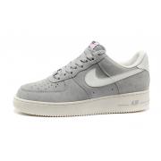 Chaussure Nike Air Force One Basse Gris Pas Cher Pour Homme
